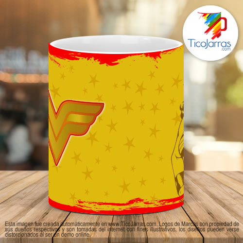 Tazas Personalizadas Wonder woman