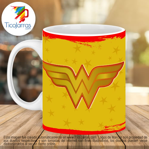 Jarras Personalizadas Wonder woman