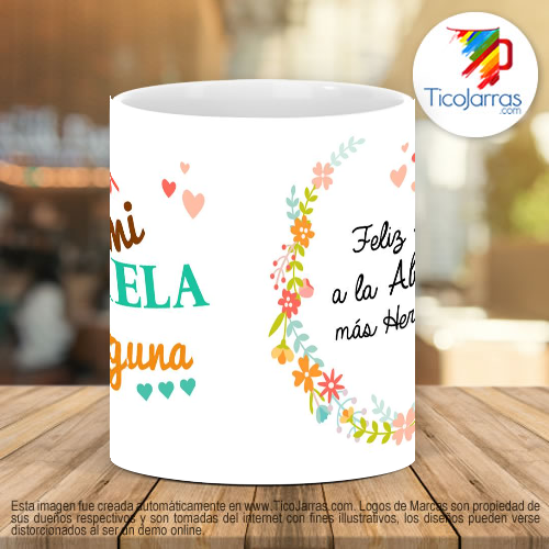 Tazas Personalizadas Como mi abuela ninguna