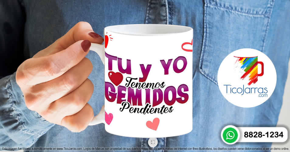 Artículos Personalizados Tu y  yo tenemos gemidos pendientes