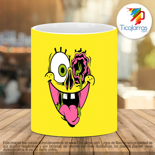 Tazas Personalizadas Bob Esponja