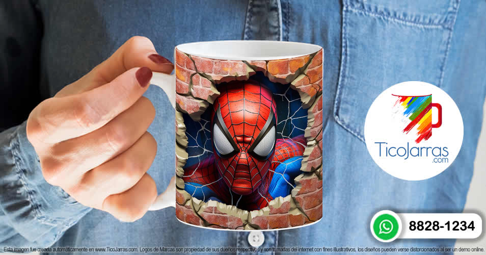 Artículos Personalizados Hombre Araña 3D