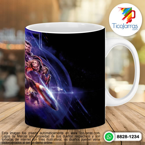 Tazas Personalizadas en Costa Rica Super Heroes