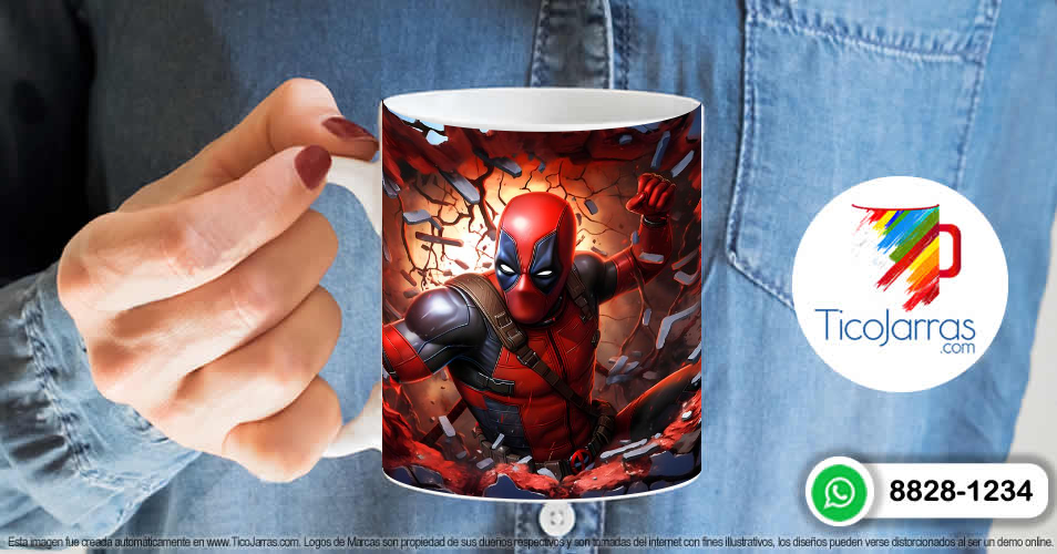 Artículos Personalizados Deadpool 3d