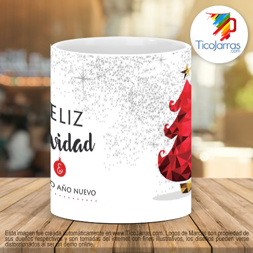 Tazas Personalizadas Feliz navidad y prospero año nuevo