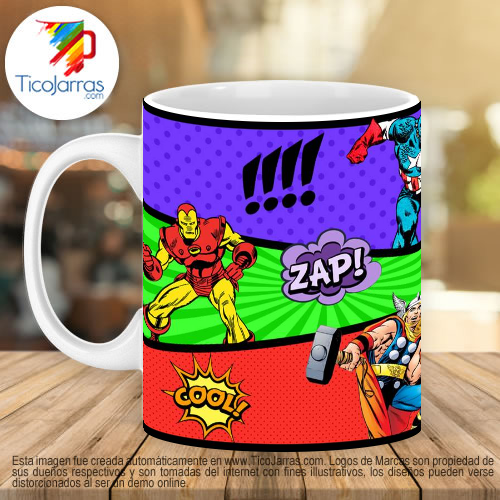 Jarras Personalizadas Zap Boom Cool