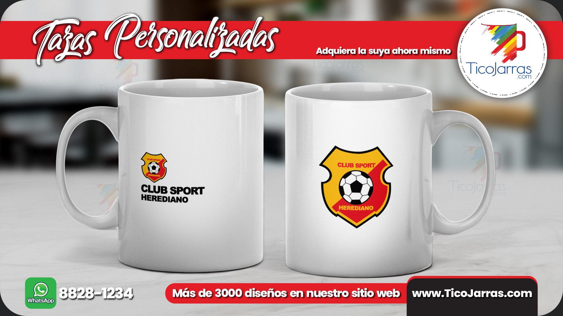 Tazas Personalizadas Club Sport Herediano