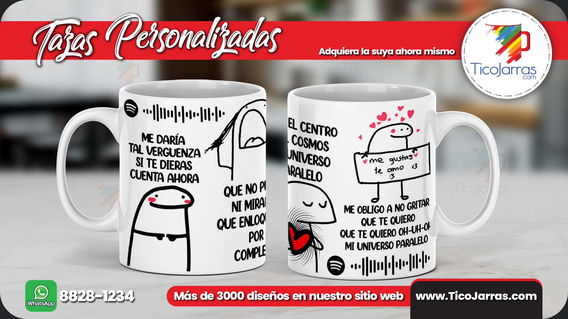 Tazas Personalizadas Me daria tal verguenza si te dieras cuenta ahora