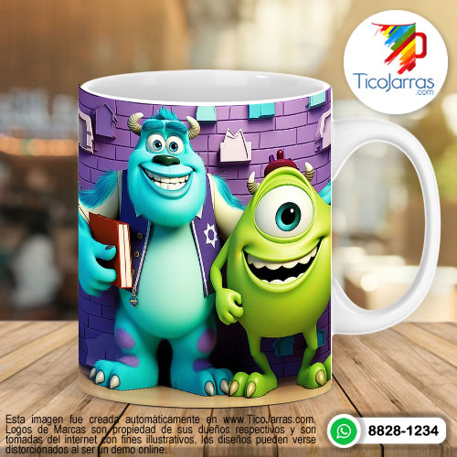 Diseños Personalizadas Monster Inc 3D