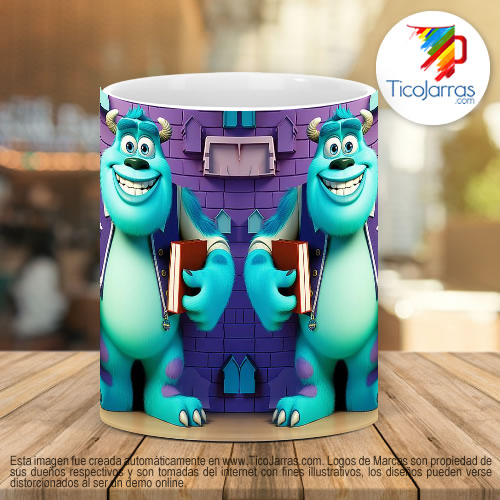 Tazas Personalizadas Monster Inc 3D