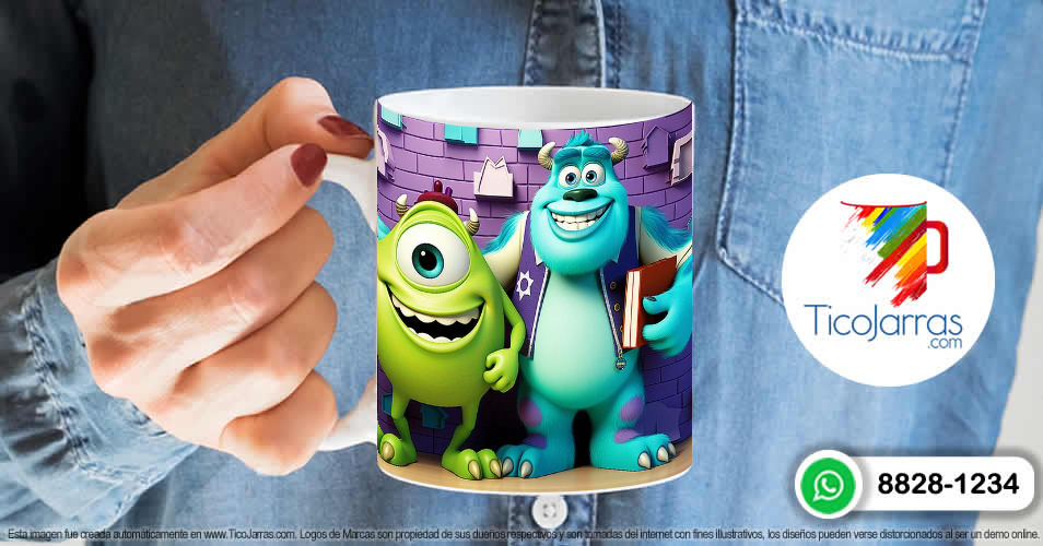 Artículos Personalizados Monster Inc 3D