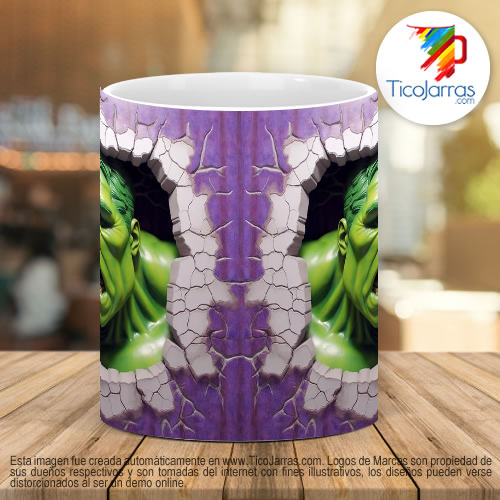 Tazas Personalizadas Hulk