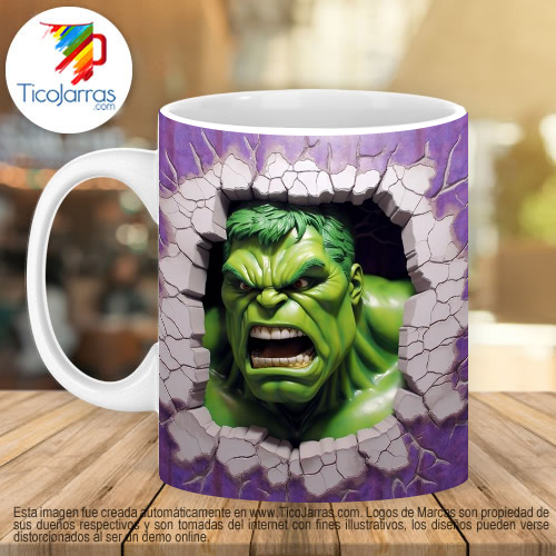 Jarras Personalizadas Hulk