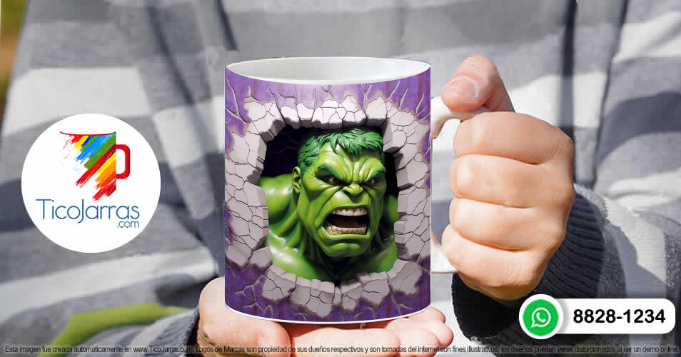 Tazas Personalizadas en Costa Rica Hulk