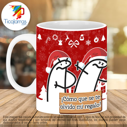 Tazas Personalizadas en Costa Rica ¡Cómo que se te olvido mi regalo!