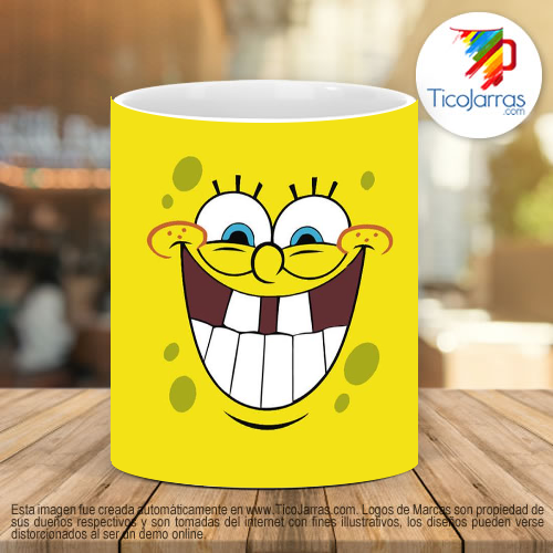 Tazas Personalizadas Bob Esponja