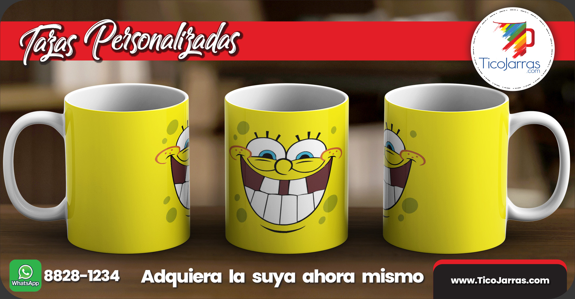 Tazas Personalizadas Bob Esponja