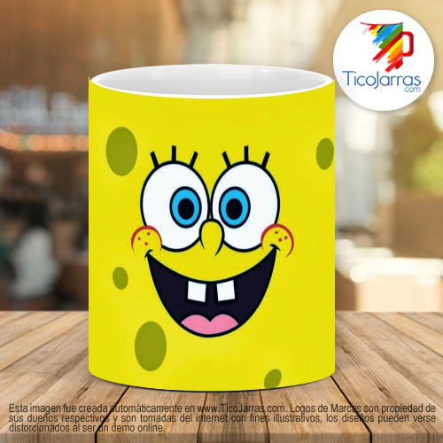 Tazas Personalizadas Bob Esponja