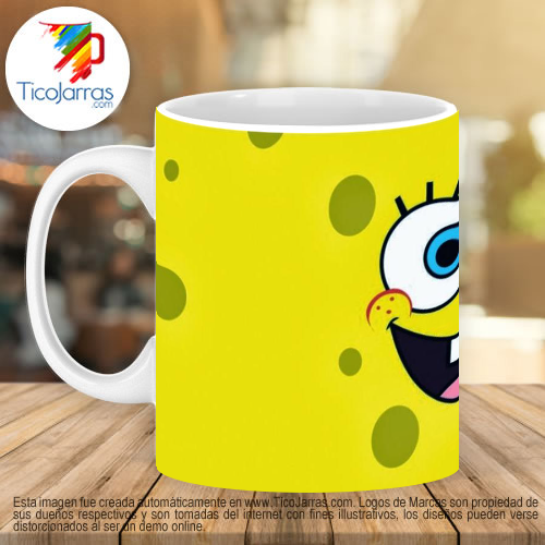 Jarras Personalizadas Bob Esponja