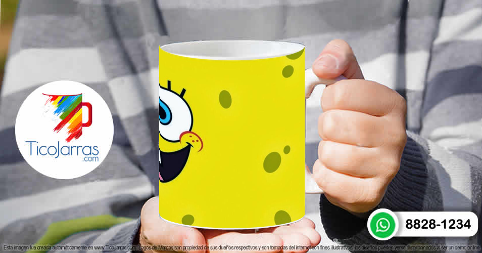 Tazas Personalizadas en Costa Rica Bob Esponja