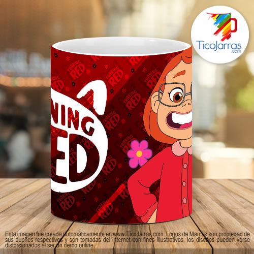 Tazas Personalizadas Turning Red Girl