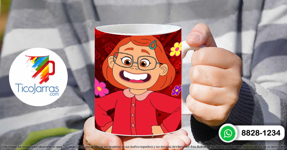 Tazas Personalizadas en Costa Rica Turning Red Girl