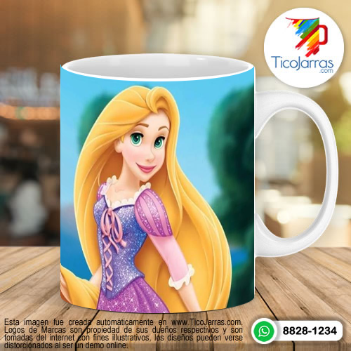 Tazas Personalizadas en Costa Rica taza de Rapunzel