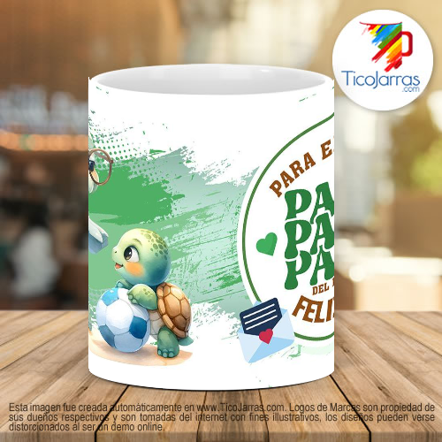 Tazas Personalizadas Para el mejor Papá - Tortuga