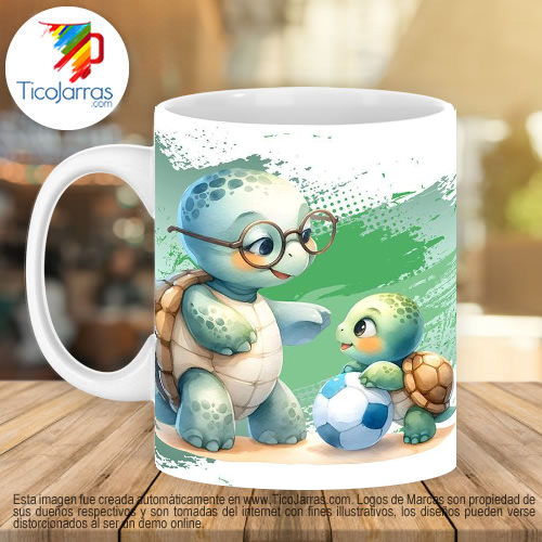 Jarras Personalizadas Para el mejor Papá - Tortuga