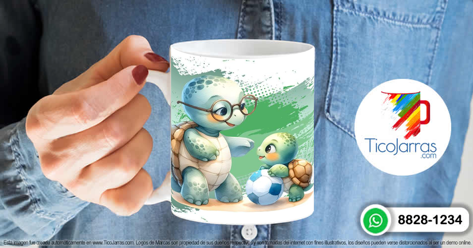 Artículos Personalizados Para el mejor Papá - Tortuga