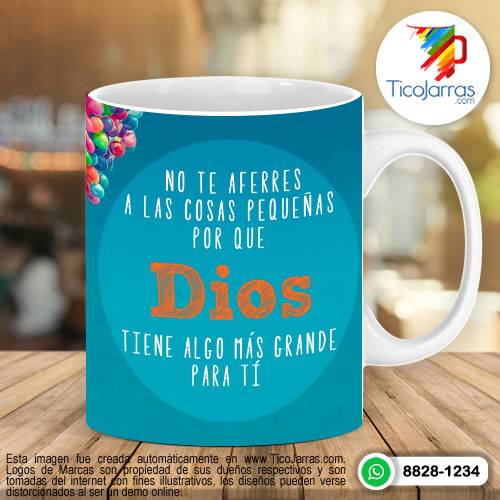 Diseños Personalizadas No te aferres a las cosas pequeñas porque Dios tiene algo más grande para ti