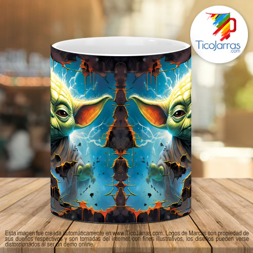 Tazas Personalizadas Baby Yoda 3D