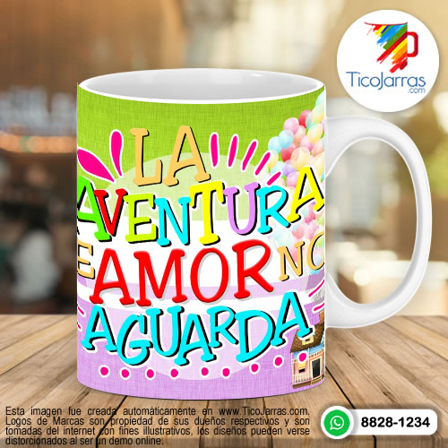 Tazas Personalizadas en Costa Rica La aventura de Amor nos aguarda