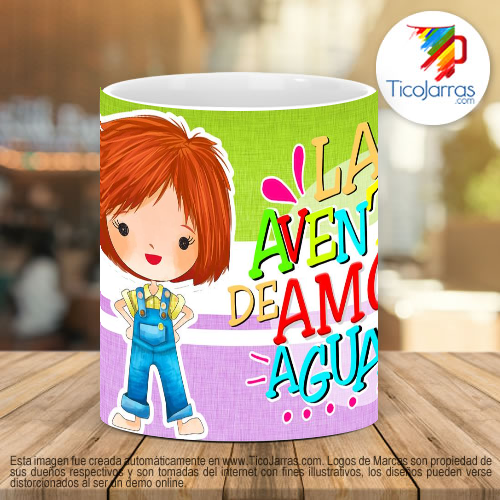 Tazas Personalizadas La aventura de Amor nos aguarda