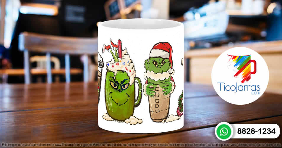 Tazas Personalizadas en Costa Rica Navidad Grinch