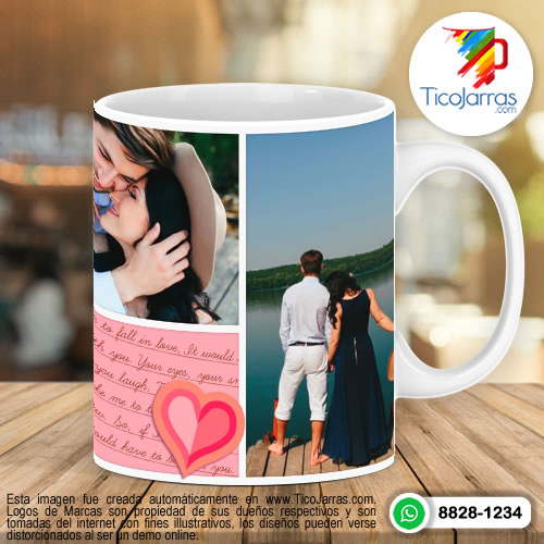 Tazas Personalizadas en Costa Rica Amor