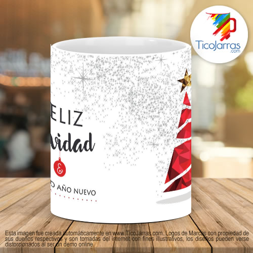 Tazas Personalizadas Feliz navidad y prospero año nuevo