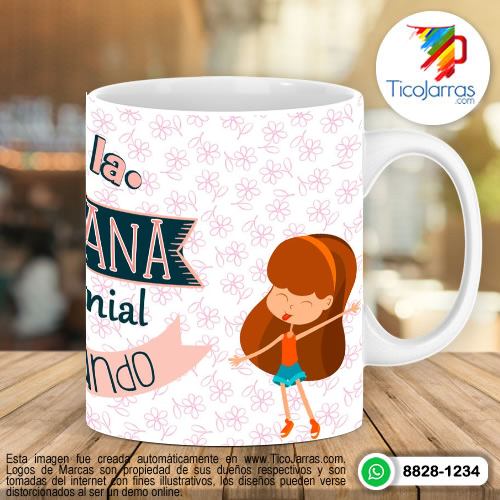 Diseños Personalizadas Eres la hermana más genial del mundo