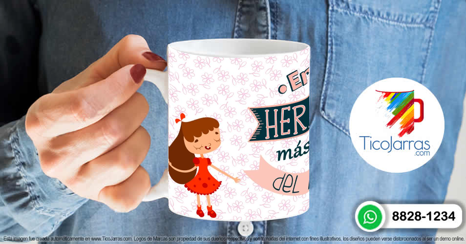 Artículos Personalizados Eres la hermana más genial del mundo