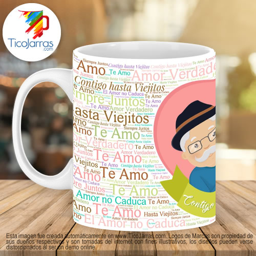 Jarras Personalizadas Contigo hasta viejitos