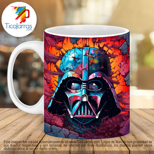 Jarras Personalizadas Darth Vader 3D