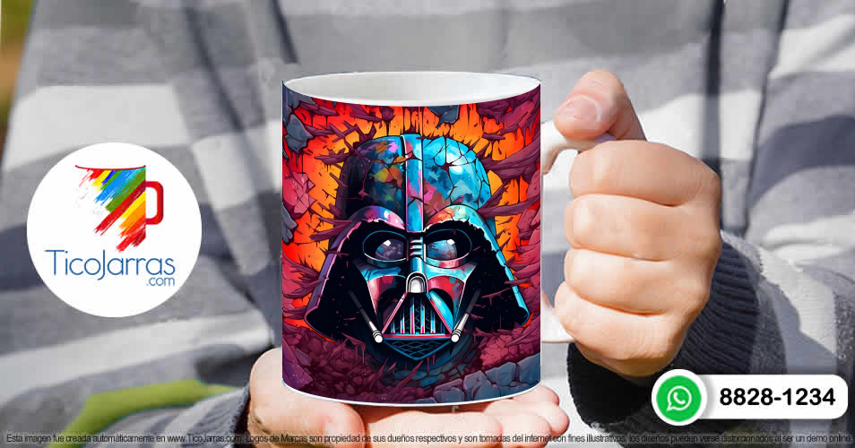 Tazas Personalizadas en Costa Rica Darth Vader 3D