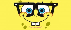 Bob Sponja con lentes