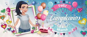 Feliz cumpleaños Mamá