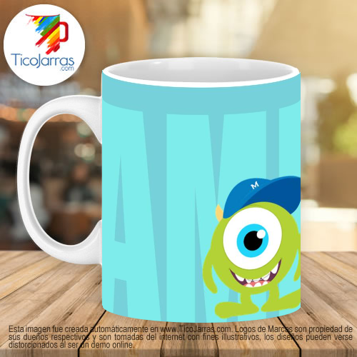 Jarras Personalizadas AMIGOS - Monster INC