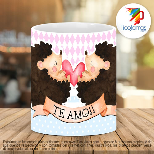 Tazas Personalizadas Cuando me miras me erizo