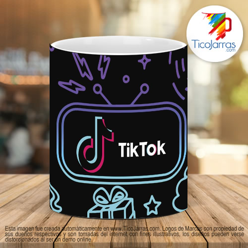 Tazas Personalizadas Tik Tok Blue night