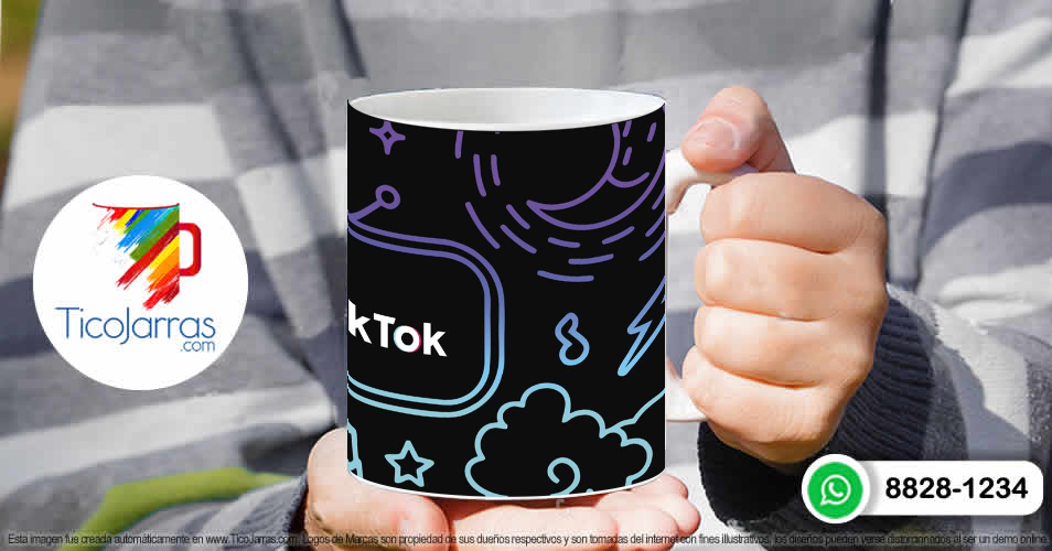 Tazas Personalizadas en Costa Rica Tik Tok Blue night