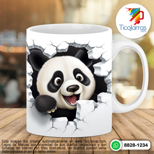 Diseños Personalizadas Panda 3D