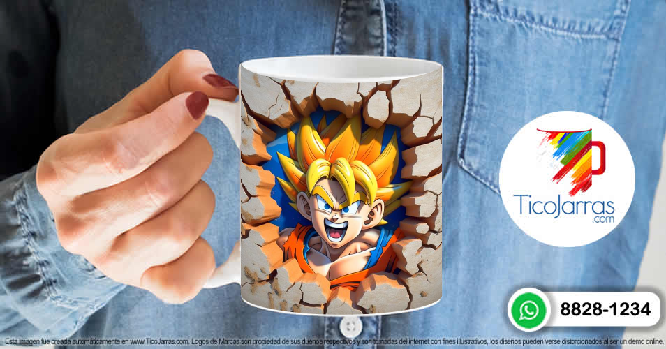 Artículos Personalizados Goku 3D